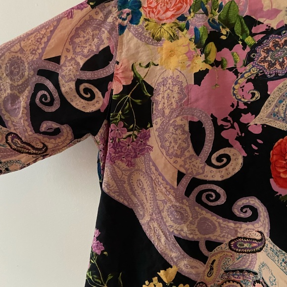 printed overshirt, button-down front - Picture 3 of 4